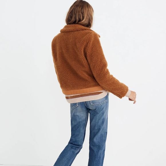 Madewell Brown Teddy Jacket - Picture 10 of 10